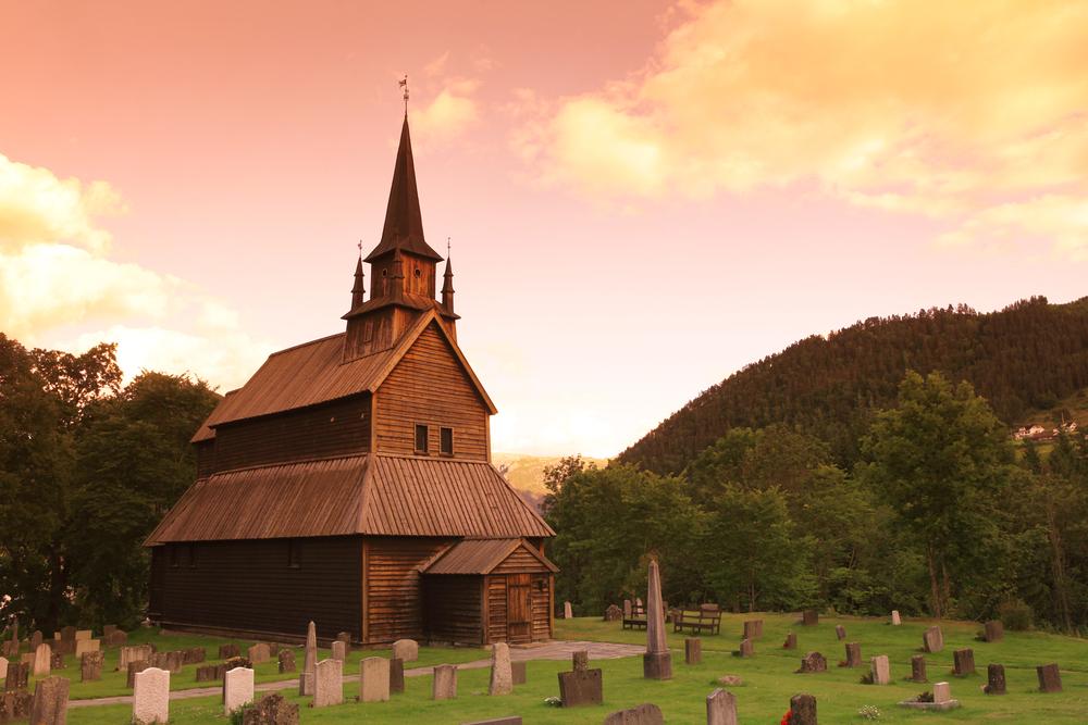 Kaupanger Stave Church in Norway