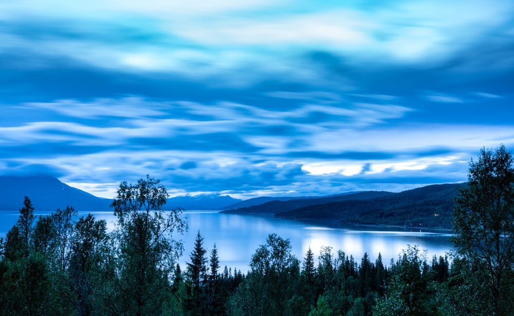Lake Røssvatnet in Norway